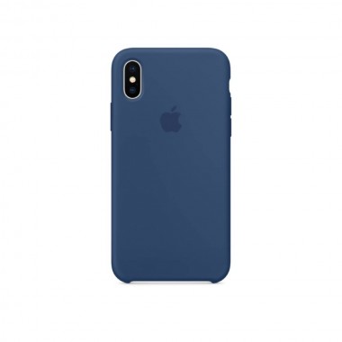 Чохол Apple Silicone case для iPhone X/Xs Blue Cobalt