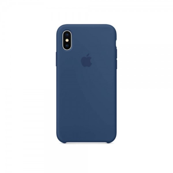 Чехол Apple Silicone case for iPhone X/Xs  Blue Cobalt