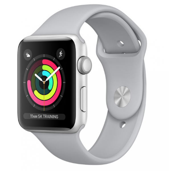 Б/У Apple Watch Series 3 GPS 38mm Silver Sport Band