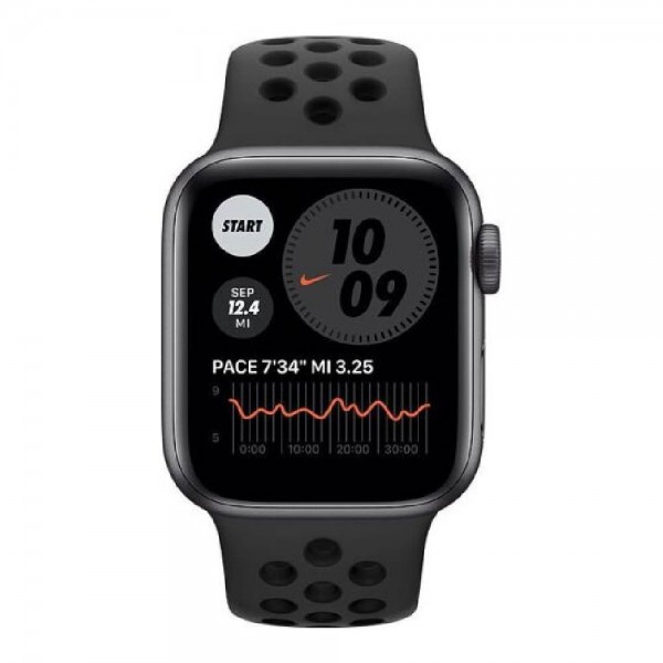 New Apple Watch Nike SE 44mm Space Grey Aluminium Case with Anthracite Black Nike Sport Band (MYYK2)