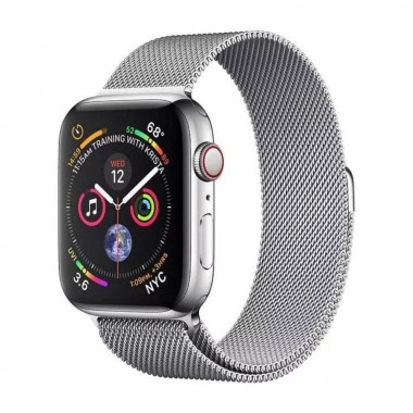 Б/У Apple Watch Series 4 GPS + LTE 44mm Stainless Steel Case with Milanese Loop