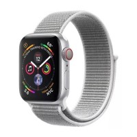 Б/У Apple Watch Series 4 GPS + LTE 44mm Silver Aluminum Case with Seashell Sport Loop