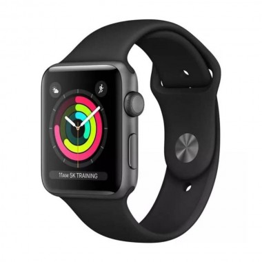 Б/У Apple Watch Series 3 GPS 42mm Space Gray Aluminum Case with Gray Sport Band