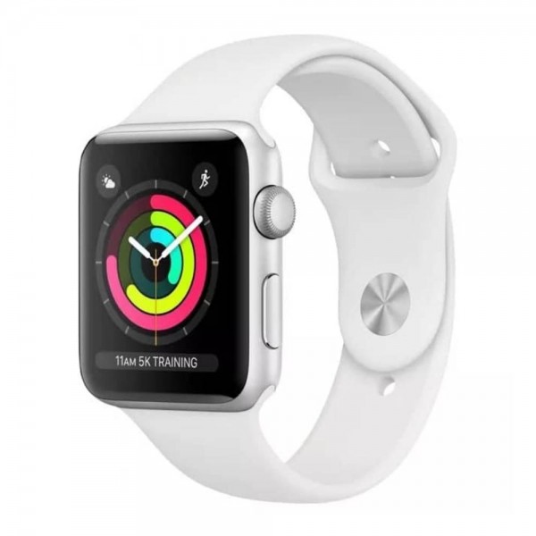 Б/У Apple Watch Series 3 GPS 38mm Silver Aluminum Case with White Sport Band