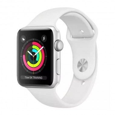 Б/У Apple Watch Series 3 GPS 42mm Silver Aluminum Case with White Sport Band