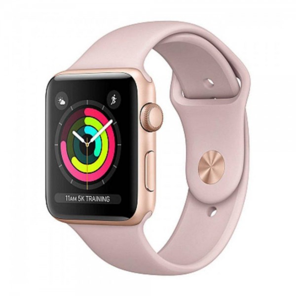 Б/У Apple Watch Series 3 GPS 42mm Gold Aluminum Case with Pink Sand Sport Band