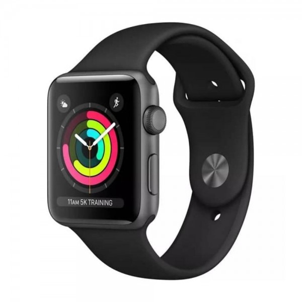 Б/У Apple Watch Series 3 GPS 38mm Space Gray Aluminum Case with Gray Sport Band