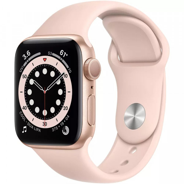 Б/У Apple Watch Series 6 GPS 44mm Gold Aluminum Case with Pink Sand Sport Band