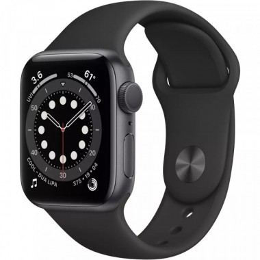 Б/У Apple Watch Series 6 GPS 44mm Spase Gray Aluminum Case with Black Sport Band