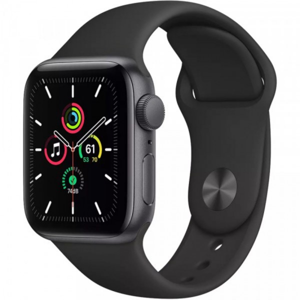 Б/У Apple Watch Series SE GPS 44mm Spase Gray Aluminum Case with Black Sport Band