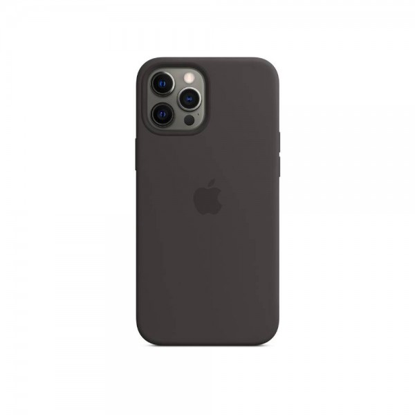 Чохол Apple Silicone Case для iPhone 12 Pro Max with MagSafe Black