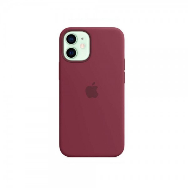 Чехол Apple Silicone case for iPhone 12 Mini Plum