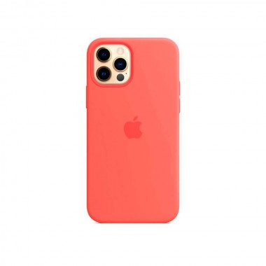 Чохол Apple Silicone case for iPhone 12 Pro Max Pink Citrus