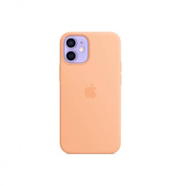 Чехол Apple Silicone Case for iPhone 12/12 Pro with MagSafe Cantaloupe