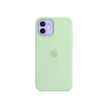 Чохол Apple Silicone Case for iPhone 12/12 Pro with MagSafe Pistachio