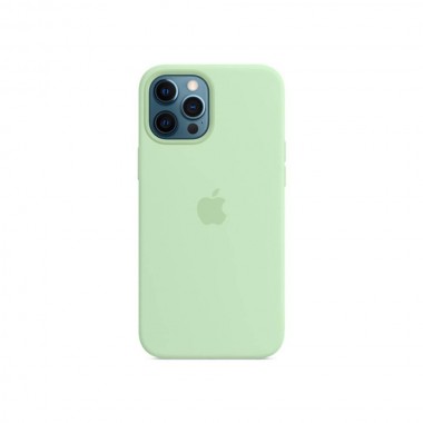 Чохол Apple Silicone Case для iPhone 12 Pro Max with MagSafe Pistachio