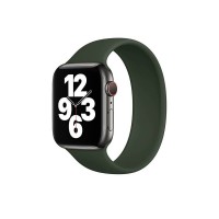 Силиконовый монобраслет oneLounge Solo Loop Pine Green для Apple Watch 44mm | 42mm Size M OEM