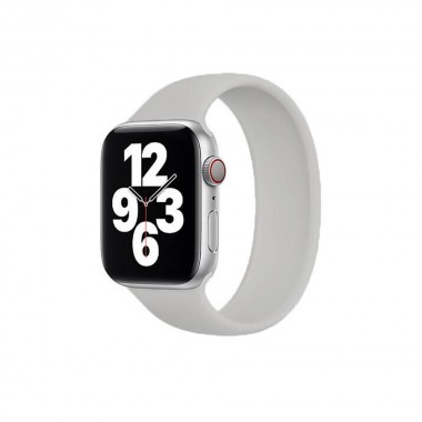 Силіконовий монобраслет oneLounge Solo Loop Gray для Apple Watch 44mm 42mm Size L OEM