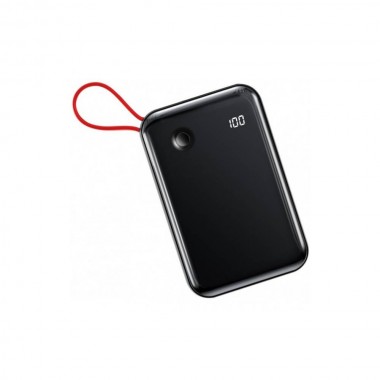 Портативное зарядное устройство Baseus Mini S Digital Display 3A 10000mAh (With Type-C) / Black