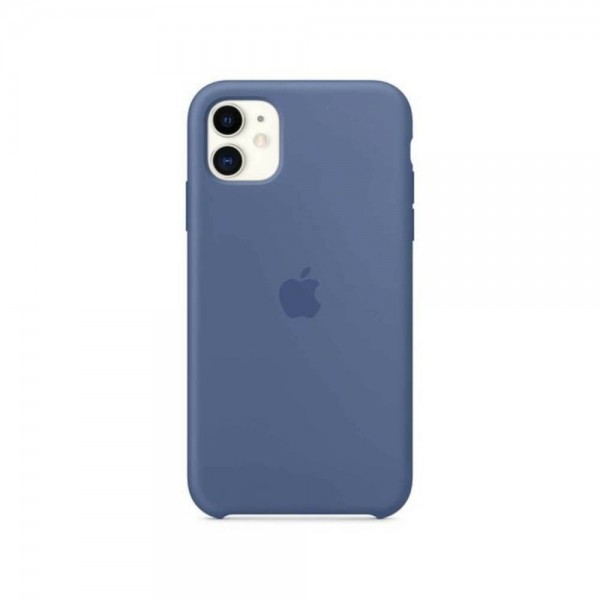 Чехол Apple Silicone case for iPhone 11 Linen Blue
