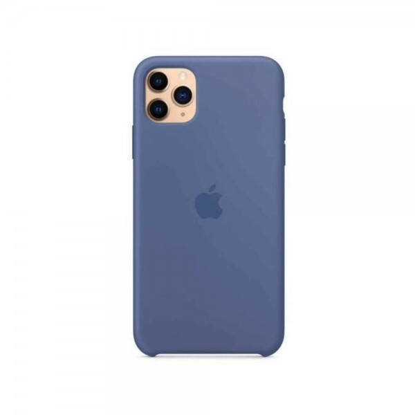 Чехол Apple Silicone case for iPhone 11 Pro Linen Blue