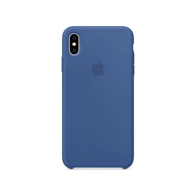 Чехол Apple Silicone case for iPhone X/Xs Delft Blue