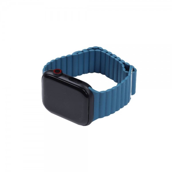 Ремінець Magnetic Leather Loop for Apple Watch 42/44 mm Cape Blue