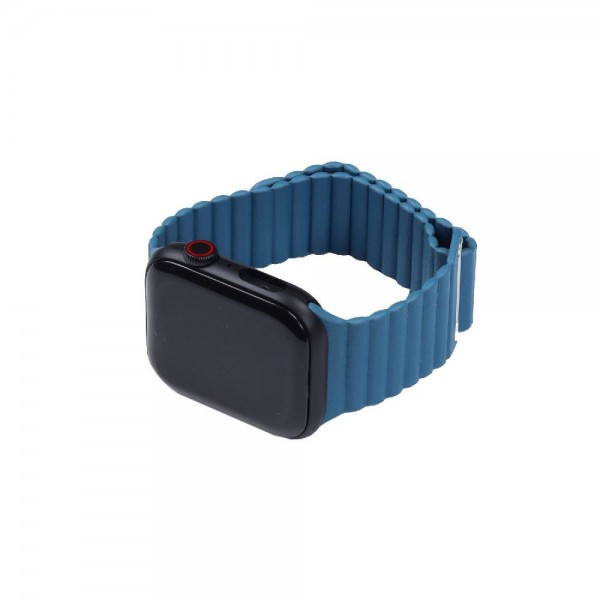 Ремешок Magnetic Leather Loop for Apple Watch 42/44 mm Cape Blue