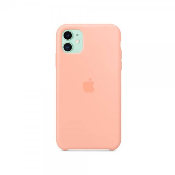 Чехол Apple Silicone Case for iPhone 11 Grapefruit