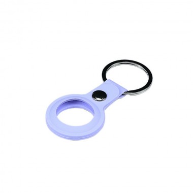 Чехол Apple AirTag Silicone Key Ring Purple