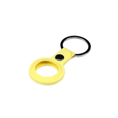 Чохол Apple AirTag Silicone Key Ring Yellow