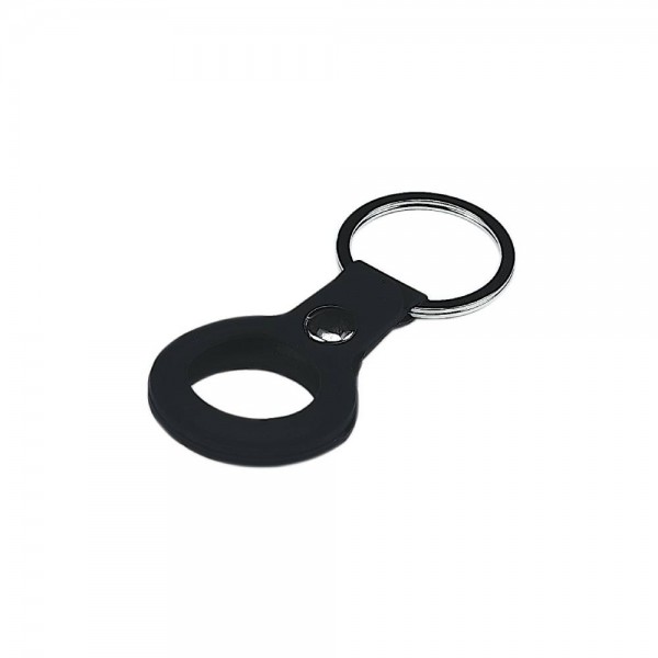 Чехол Apple AirTag Silicone Key Ring Black