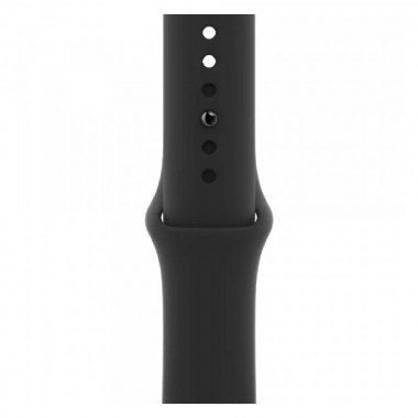 New Apple Watch Series 6 GPS + Cellular 44mm Space Gray Aluminum Case w. Black Sport B. (M07H3)