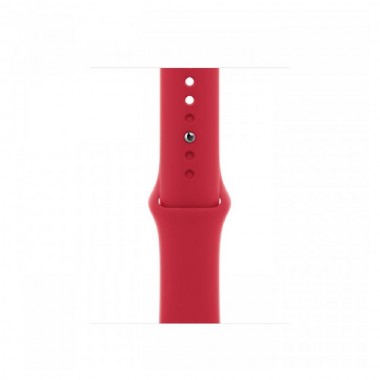 New Apple Watch Series 7 45mm GPS (PRODUCT) RED Aluminum Case With PRODUCT RED Sport Band (MKN93)