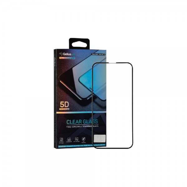 Защитное стекло Gelius Clear Glass iPhone 13 Pro 5D Black