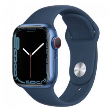 Б/У Apple Watch Series 7 41mm GPS Blue Aluminum Case With Blue Sport Band (MKN13)