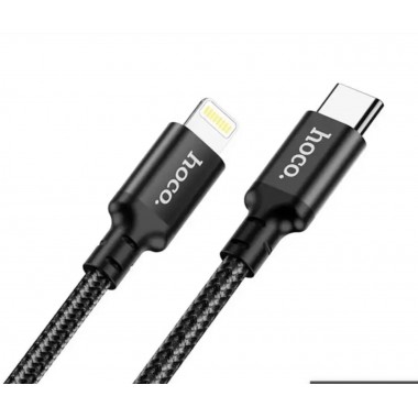 Кабель HOCO X14 Double speed PD charging data cable for Lightning(L=2M) / black