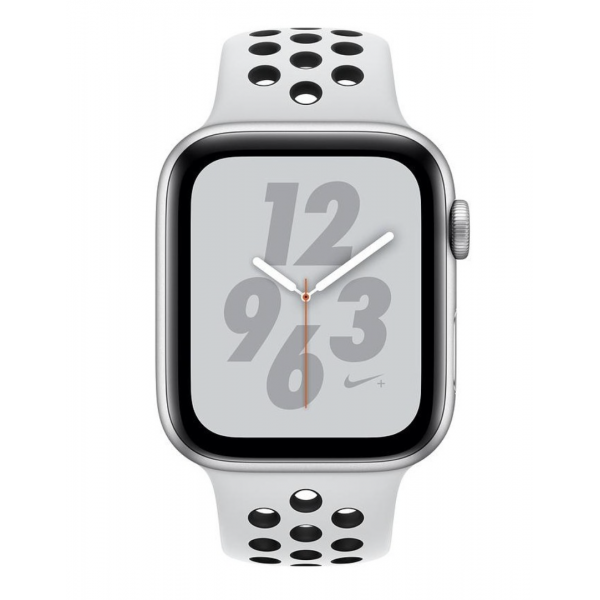 Б/У Apple Watch Series 4 GPS + LTE 44mm Silver Alum. w. Platinum/Black Nike Sport