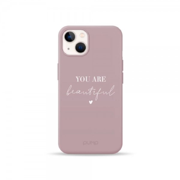 Чехол Pump Silicone Minimalistic Case for iPhone 13 You Are Beautiful