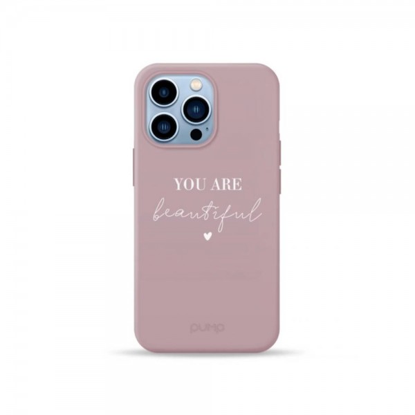 Чехол Pump Silicone Minimalistic Case for iPhone 13 Pro You Are Beautiful