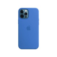 Чехол Apple Silicone Case for iPhone 12 Pro Max Capri Blue