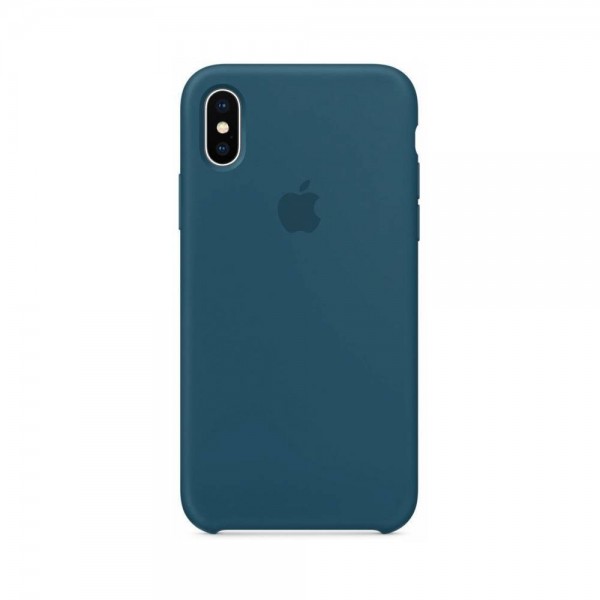 Чехол Apple Silicone case for iPhone Xr Cosmos Blue