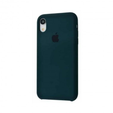 Чехол Apple Silicone case for iPhone Xr Forest green