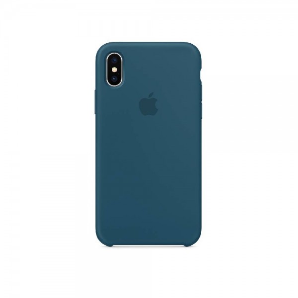 Чехол Apple Silicone case for iPhone X/Xs Cosmos Blue