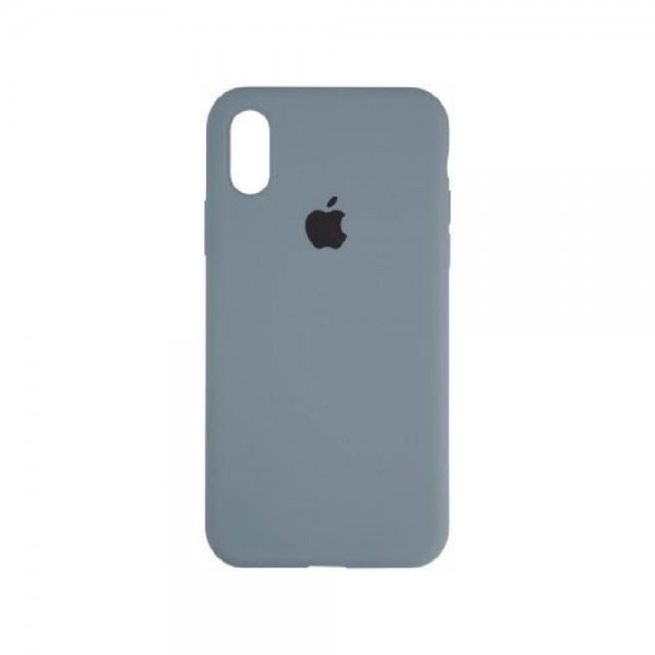 Чехол Apple Silicone case for iPhone X/Xs Granny Gray