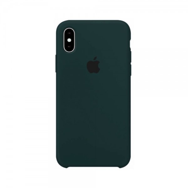 Чехол Apple Silicone case for iPhone X/Xs Forest Green