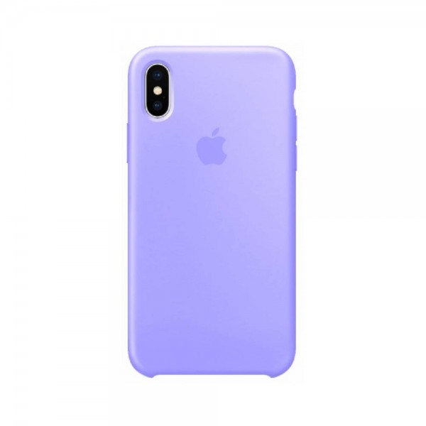 Чохол Apple Silicone case for iPhone X/Xs Lilac