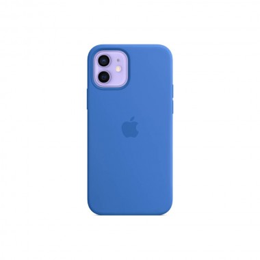 Чехол Apple Silicone Case for iPhone 12/12 Pro Capri Blue