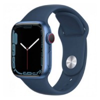 Б/У Apple Watch Series 7 45mm GPS Blue Aluminum Case With Blue Sport Band (MKN83)