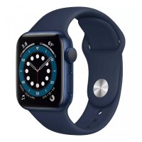 Б/У Apple Watch Series 6 GPS 44mm Blue Aluminum Case with Deep Navy Sport Band (M00J3)